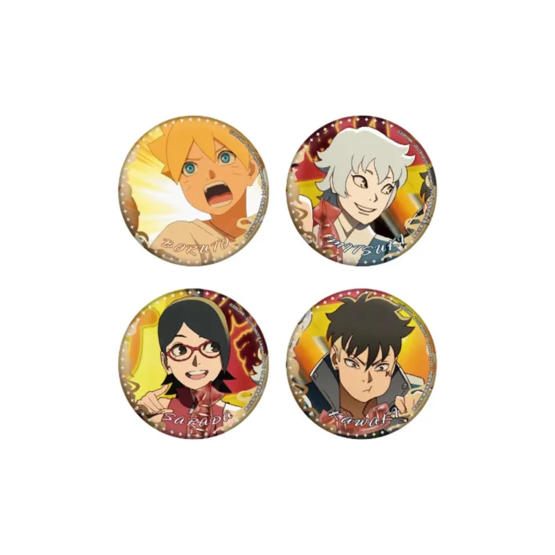 Xhdm Boruto, Naruto New Generation, Boruto, Sarada, Inojin, Kawaki, Sarina, And Chocho Badges-4