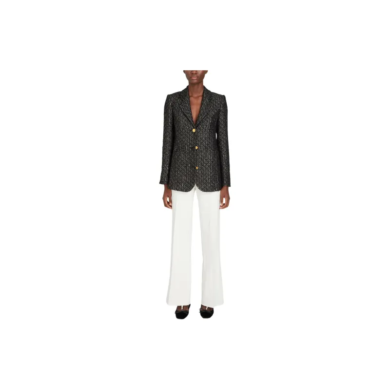 Giambattista Vall Sequin embellished Tweed Blazer-1