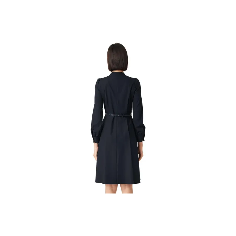 HAZZYS Long Sleeved Dresses Women's Navy Blue-2