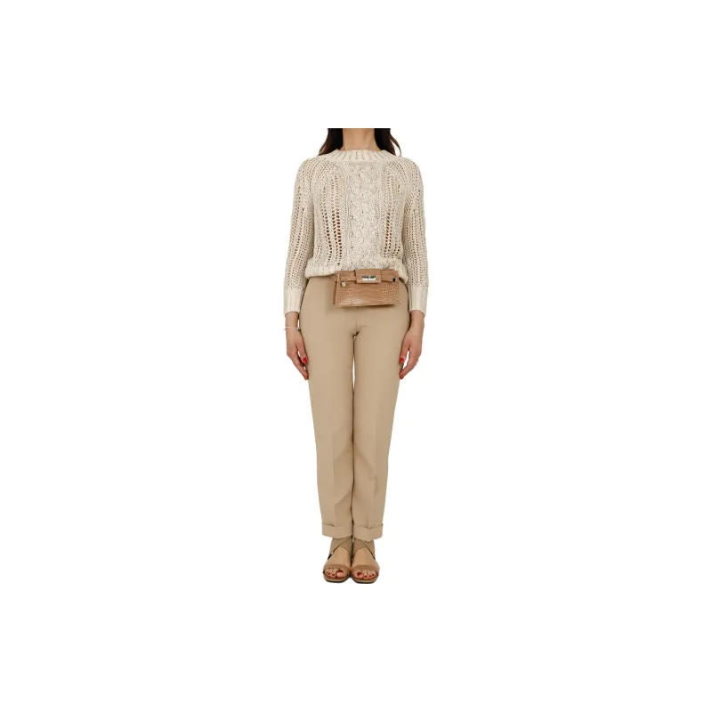 ERMANNO SCERVINO Casual Pants Women's Brown-3