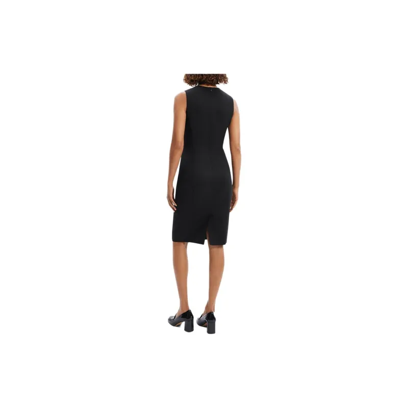 THEORY Sleeveless Dress Women's Black-3