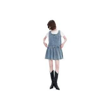Self Who Sleeveless Dress Women's Sunny Mountain Blue