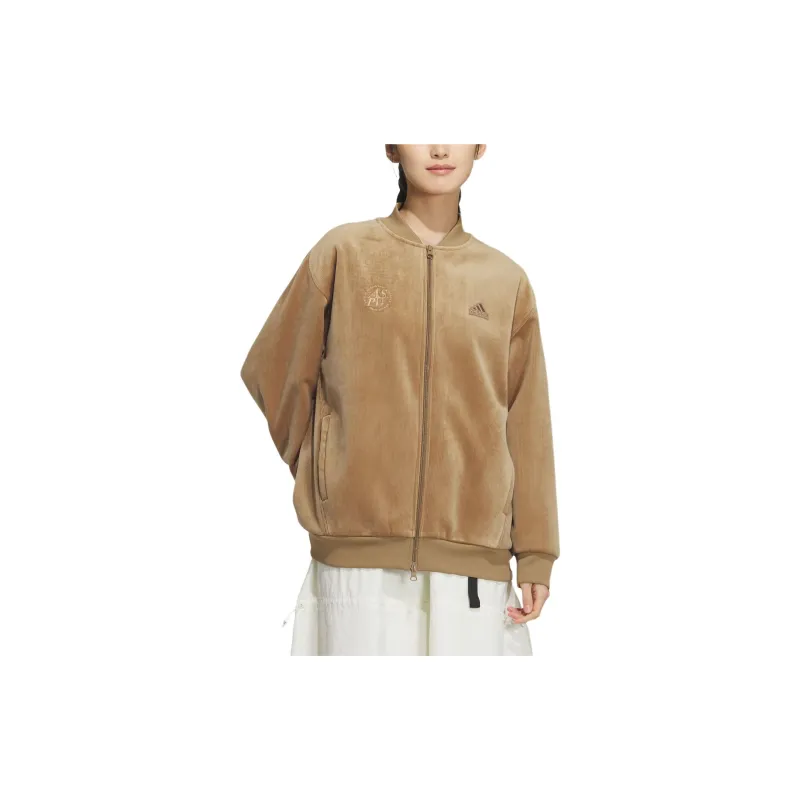 Adidas Lounge Jacket Women's Desert Brown-1