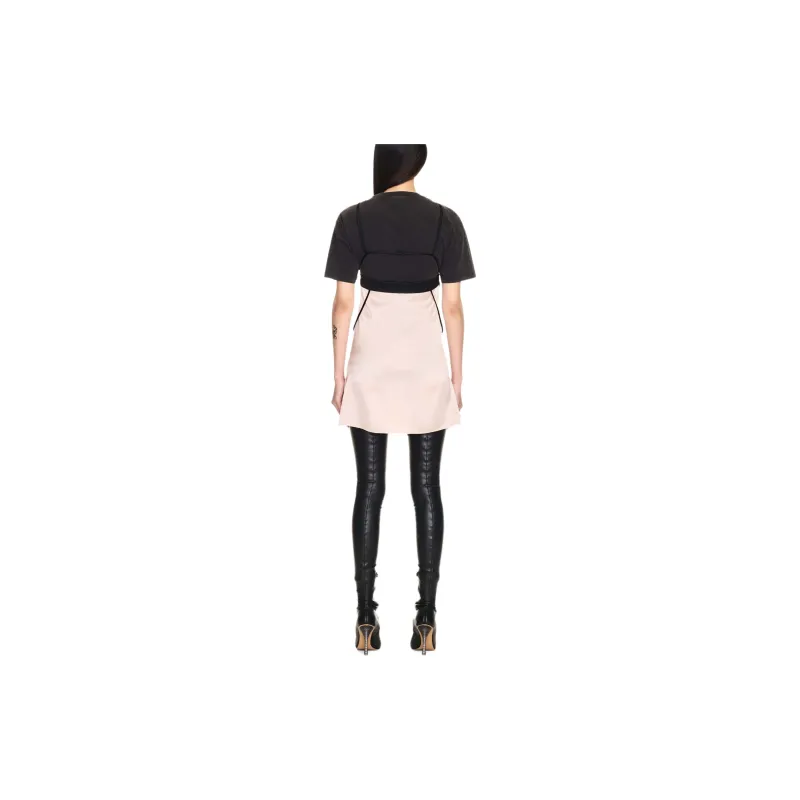 OFF-WHITE Lace Appliqué Mini Dress-2
