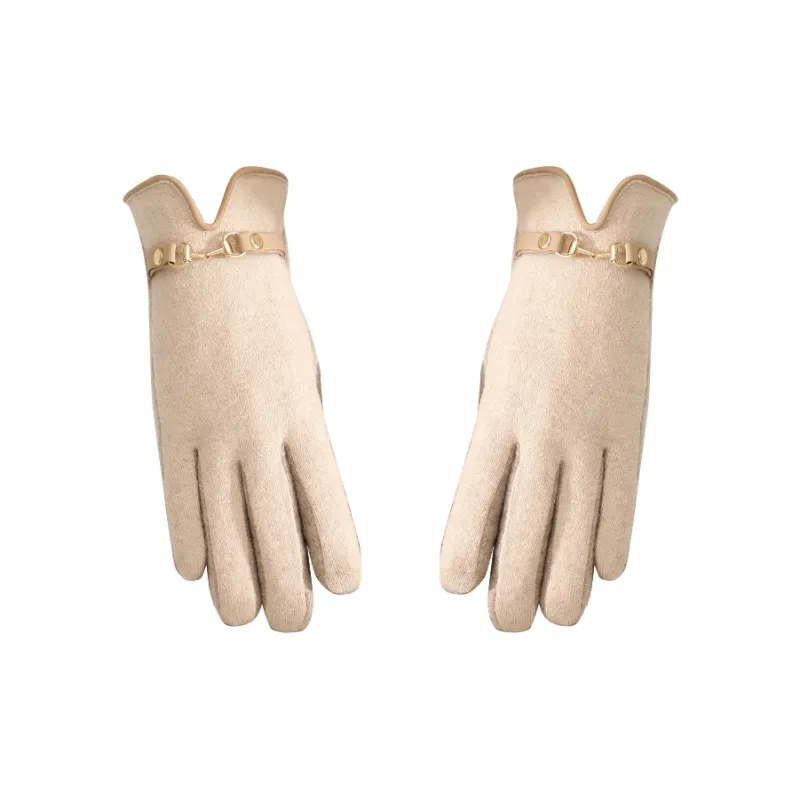 Shizhu Wool Knit Gloves Women's-2