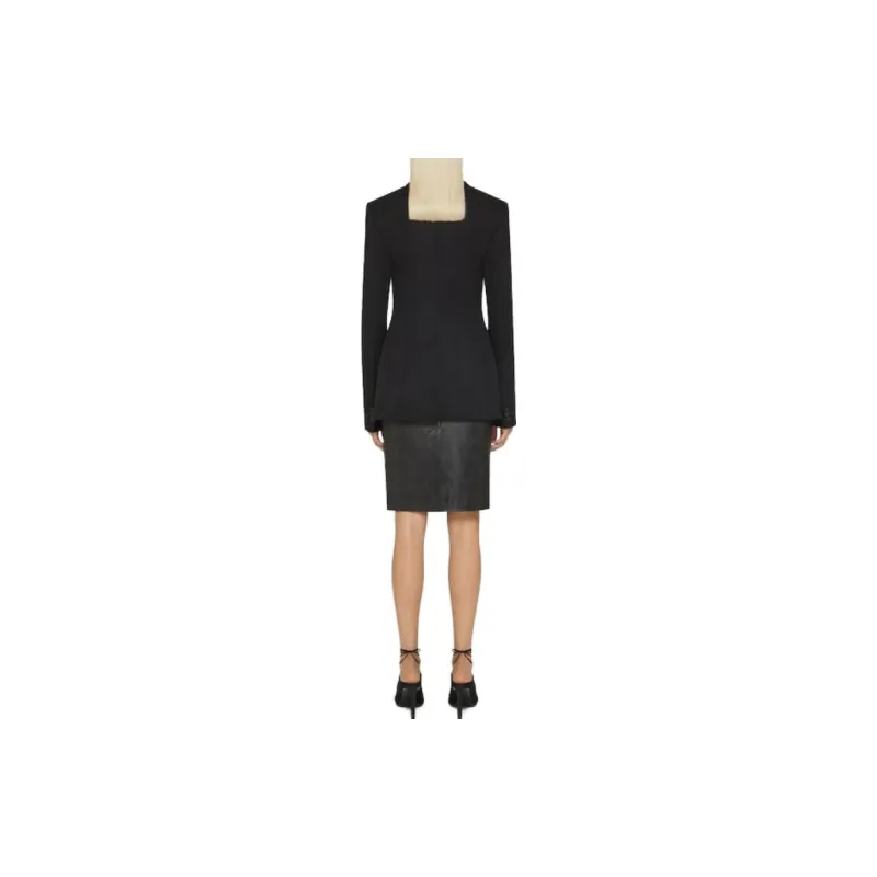Givenchy Single Breasted Cape Jacket-2