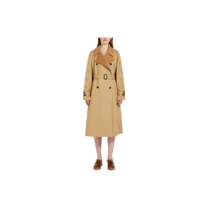 MaxMara Weekend Series Trench Coat Women's Beige-1