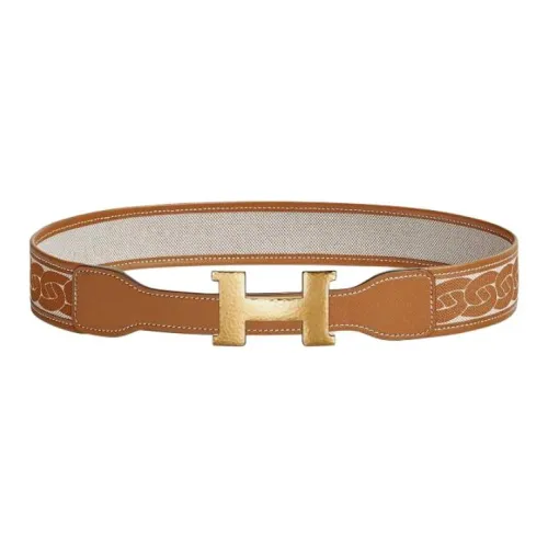 HERMES Leather Belts Unisex