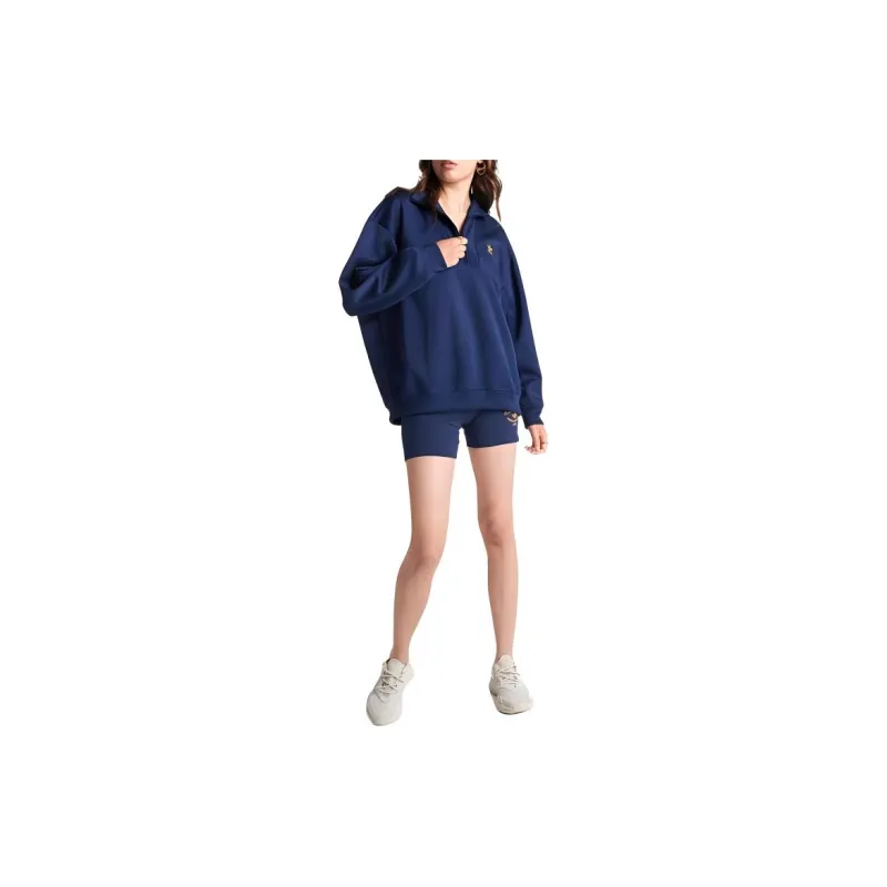 Adidas Sweatshirts Women's Navy Blue-4