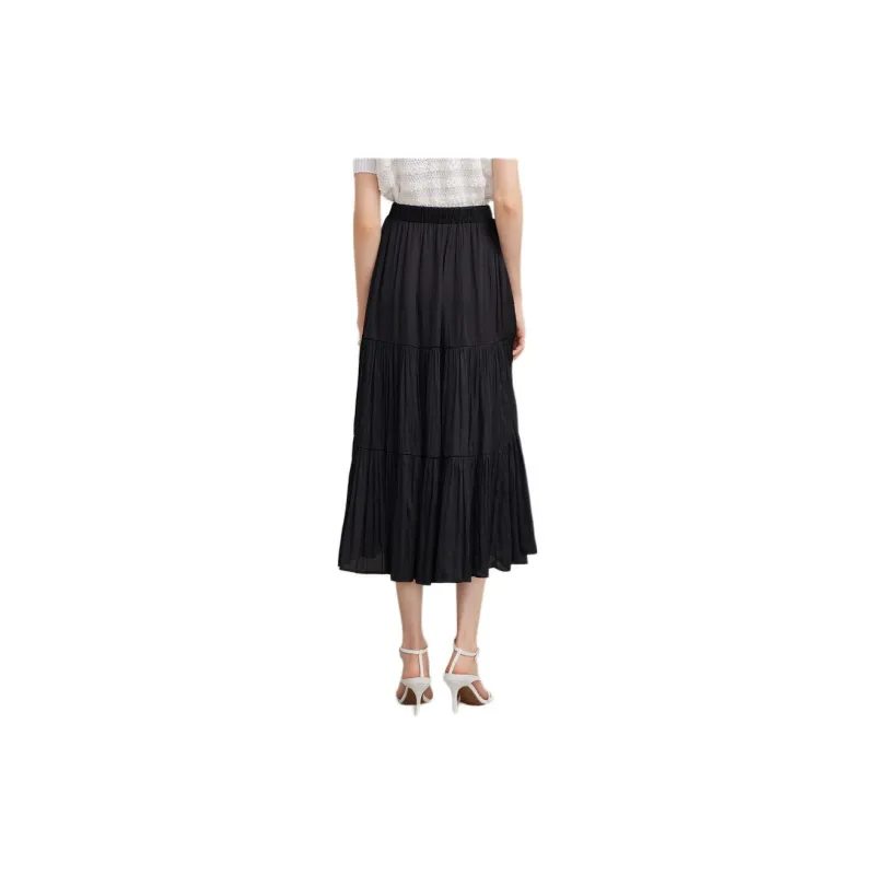 Goodland Casual Long Skirts Women's Black-2