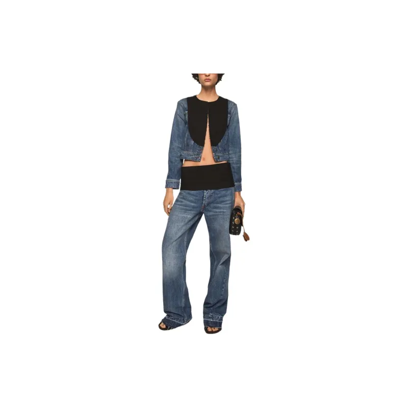 Stella McCartney Bib panel Denim Jacket-1