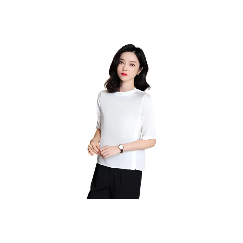 Yi Mengyuan Silk T shirt Women's-2