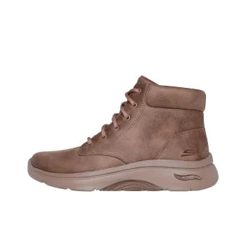 Skechers GO Walk Arch Fit 2.0 Anti-Slip Wear-Resistant High-Top Casual Shoes Women's Tan