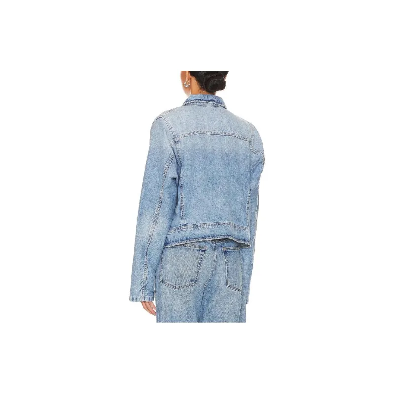 FREE PEOPLE Jackets Coats Women's Blue-2