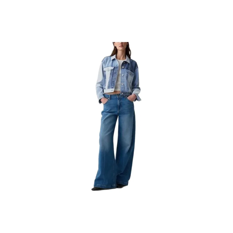 GAP Denim Jacket Women's Medium Indigo-1