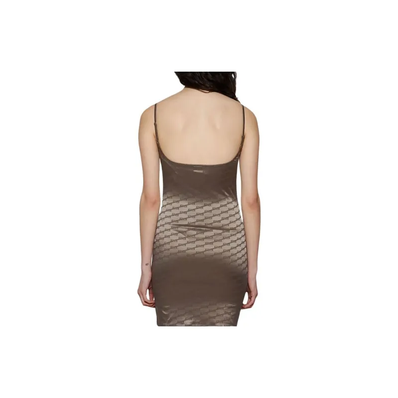 Balenciaga Underwear Slip Dress 'Dark Beige'-3