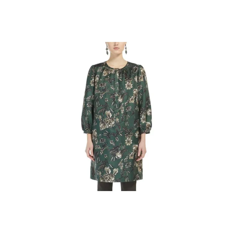 'S MAX MARA Long Sleeved Dress Women's Sage Green-2