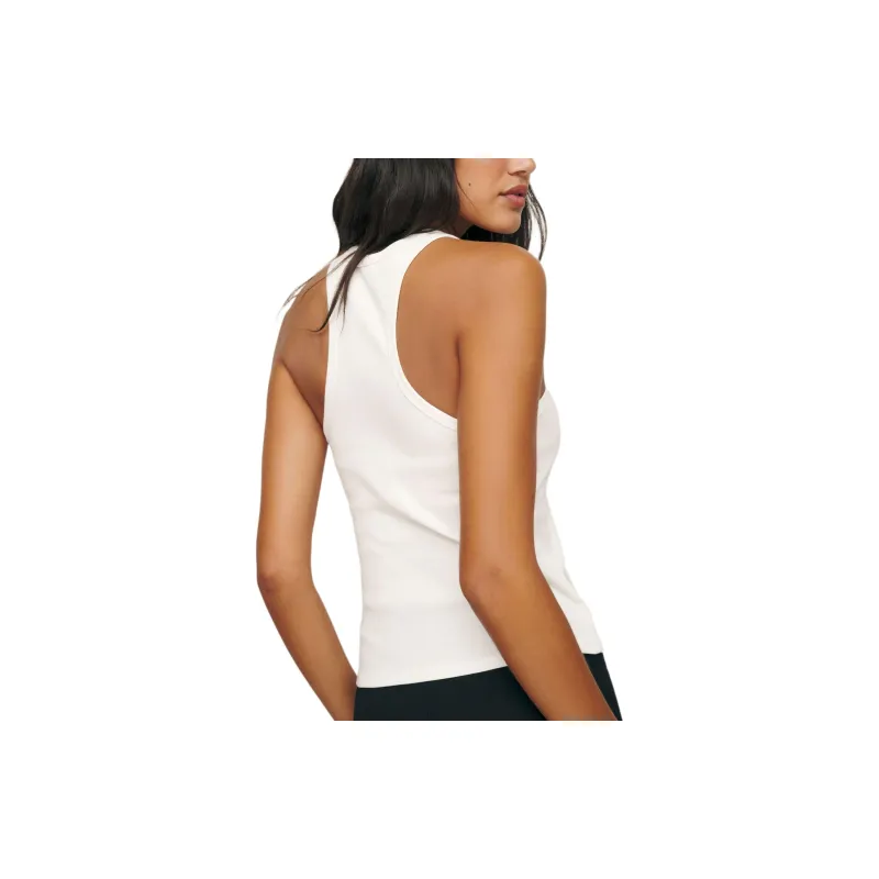 REFORMATION Nova Tank Tank Tops Women's White-2