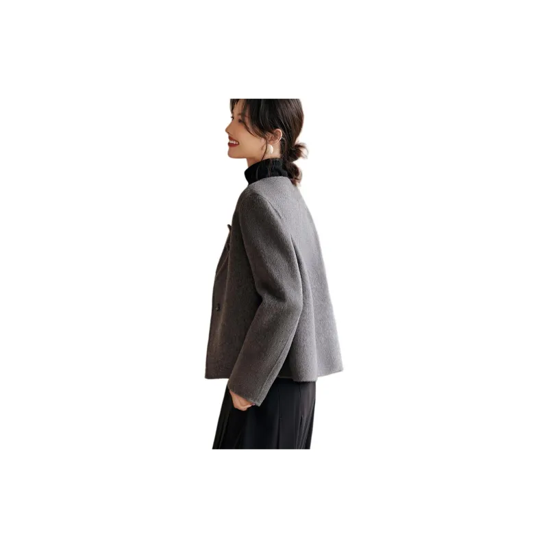 XWI Velvet feel Coat Women's Medium Heather Gray-2