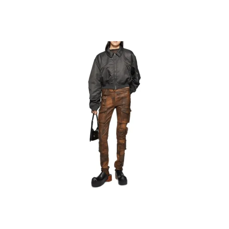 Acne Studios Cropped Zip Up Jacket-1