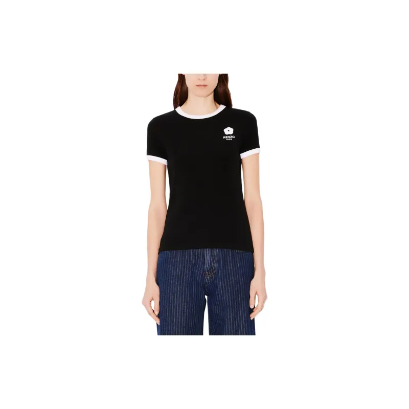 KENZO Boke 2.0 Crewneck Ribbed T Shirt-3