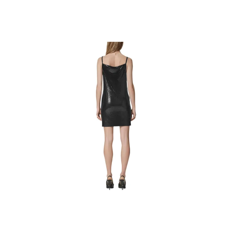 VERSACE Metal Mesh Mini Dress-2