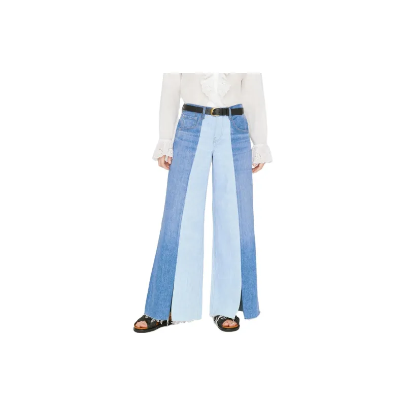 FRAME Split Seam Wide leg Jeans-2