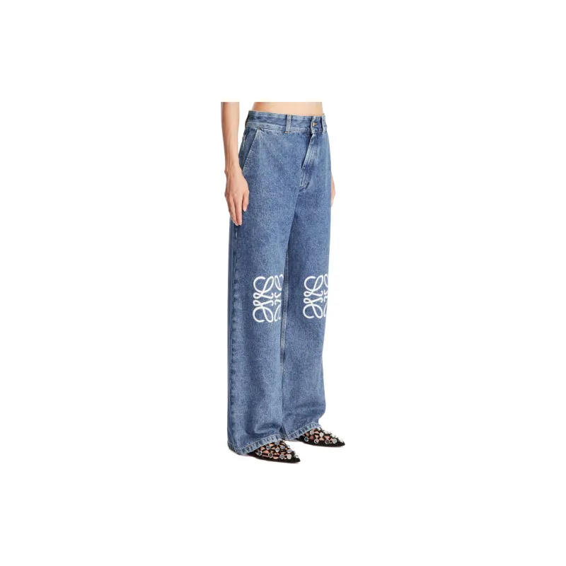 LOEWE Anagram Baggy Jeans-3