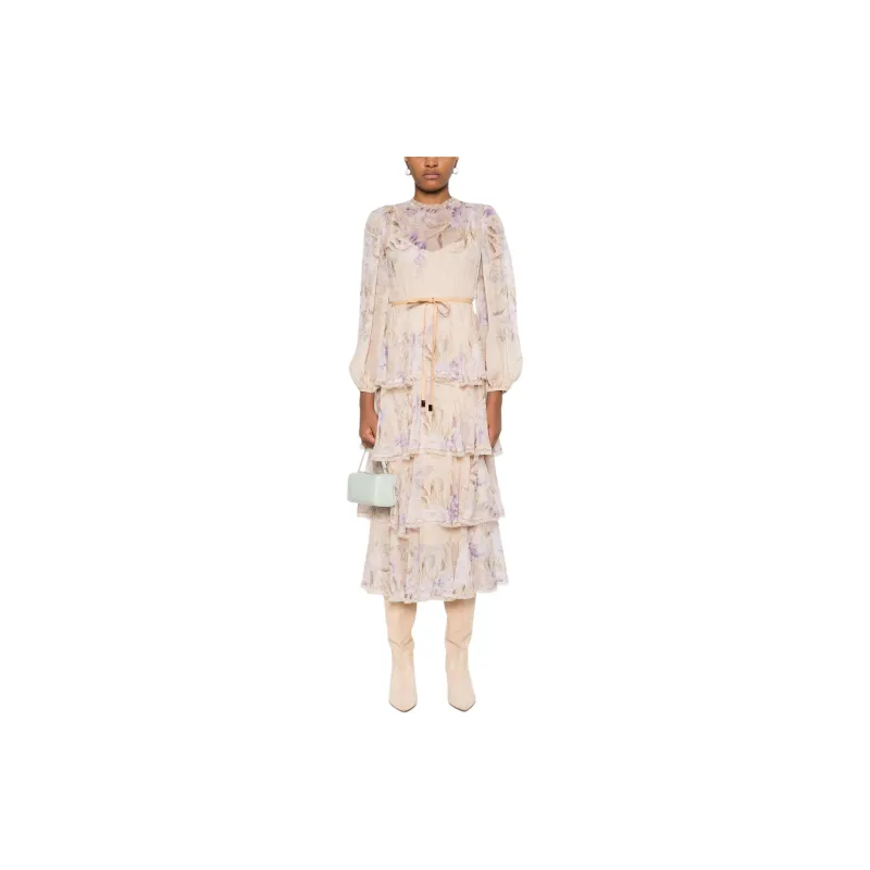 Zimmermann Eden Lace Edge Midi Dress-1