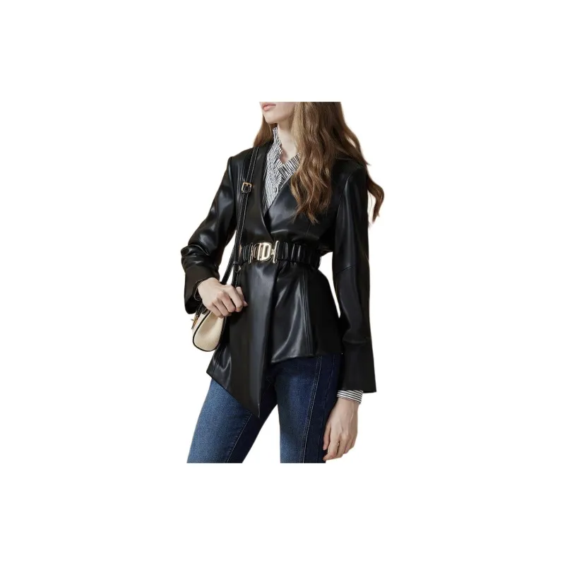 DKNY Jackets & Coats Women's Black-3