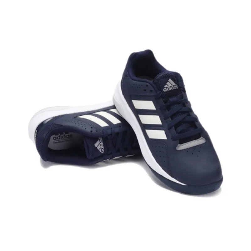 Adidas Cloudfoam Ilation Slip Resistant Cushioning Low Top Basketball Shoes Men's Blue-2