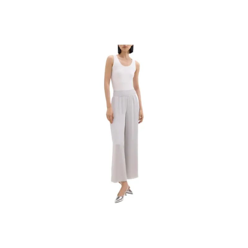 THEORY Casual Pants Women's Silver White-2