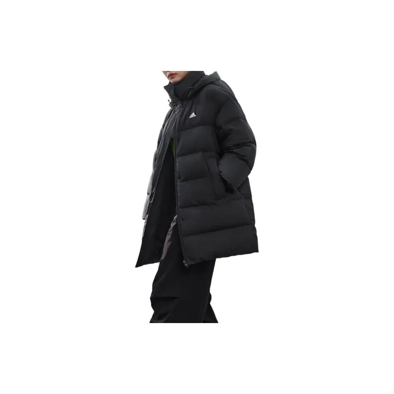 Adidas Windproof And Waterproof Down Jackets Women's Black-4
