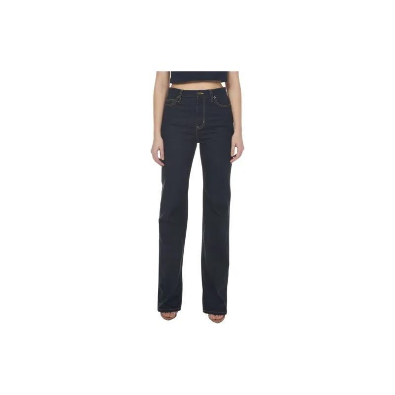 SAINT LAURENT Janice Straight Leg Jeans-3