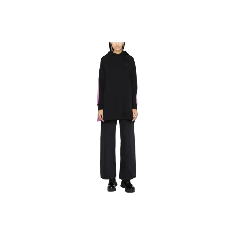 KARL LAGERFELD Ikonik 2.0 Karl Bicolour Oversized Hoodie-1