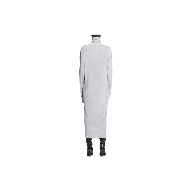 Balenciaga FW22 Long-Sleeved Dresses Women's Gray-2