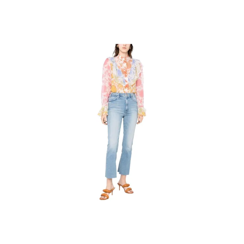 MOTHER The Hustler Ankle Fray Jeans-2