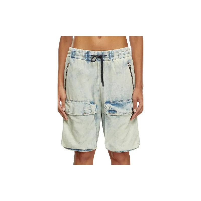 DIESEL Distressed Shorts-4