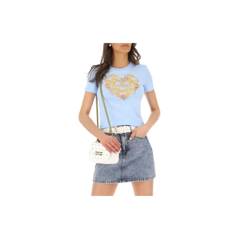 VERSACE JEANS COUTURE T Shirts Women's Blue-3