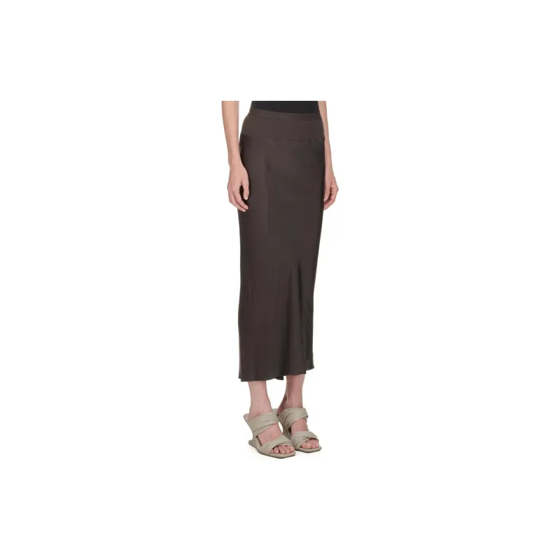 RICK OWENS Porterville Satin Skirt-3