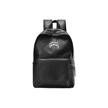 GLORY&CO PVC Backpack Travel Bag Laptop Bag Regular Men's Black
