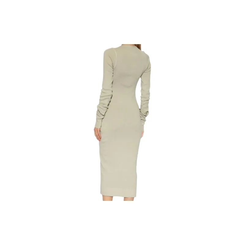 MM6 Maison Margiela Long Sleeved Dress-3