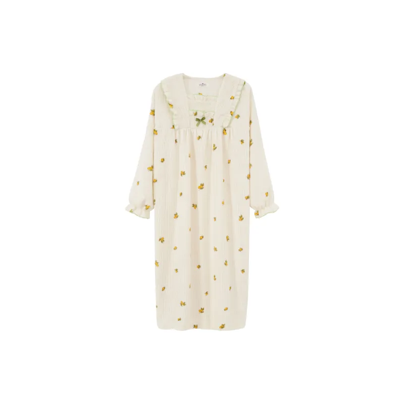 Ta Yan Nightgown Women's Apricot-0