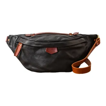 Back step Sling Bags Black