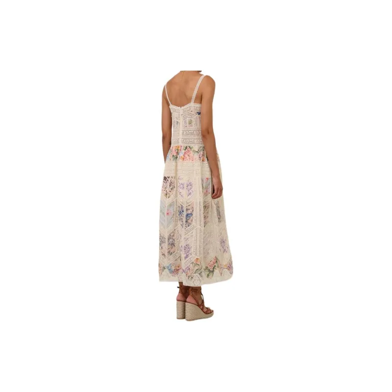 Zimmermann Halliday Lace Trim Slip Dress-3