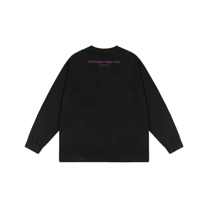 PILOTDRAGON P&D 24FW Long Sleeved Sweatshirt Unisex-5