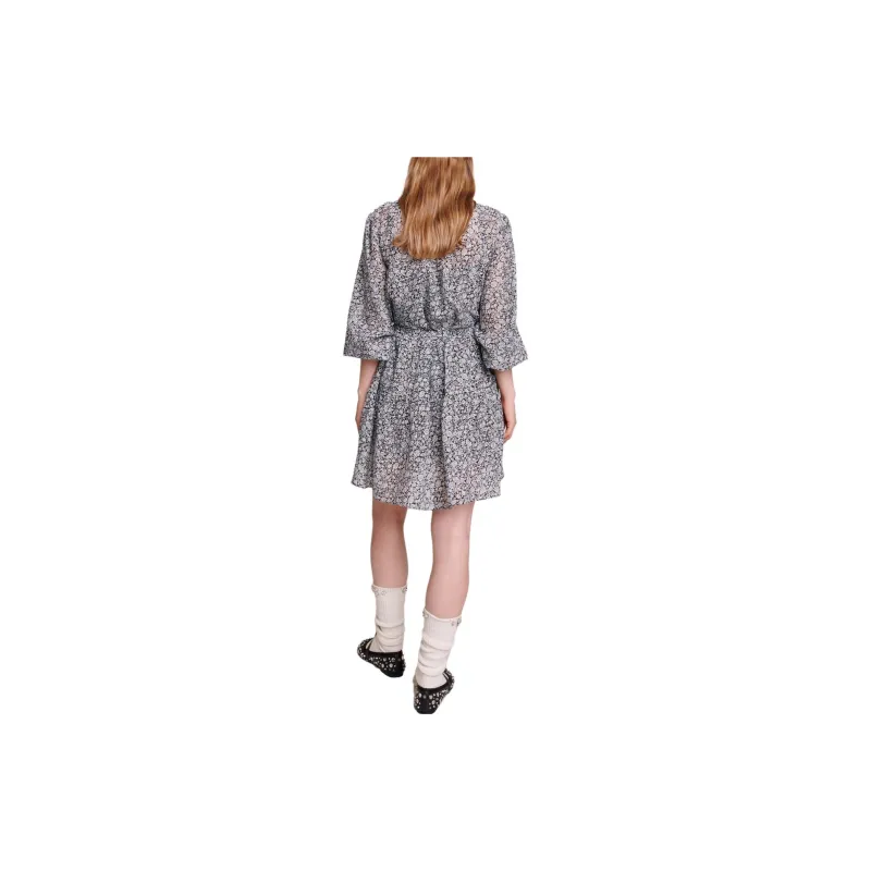 Maje Long Sleeved Dresses Women's Multicolor-3
