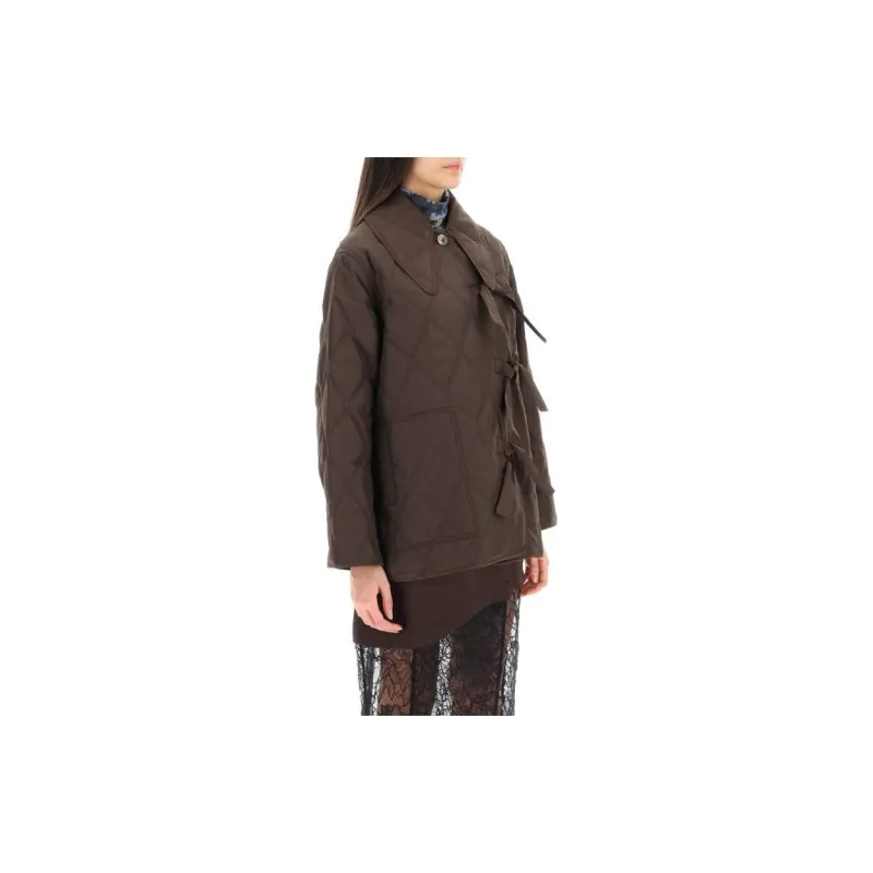 GANNI Jackets Women's Brown-3