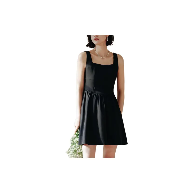Migu Slip Dresses Women's Limited Edition Black-1