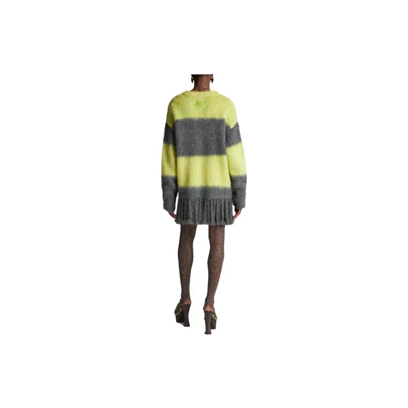 ETRO Crewneck Long Sleeved Cardigan-4